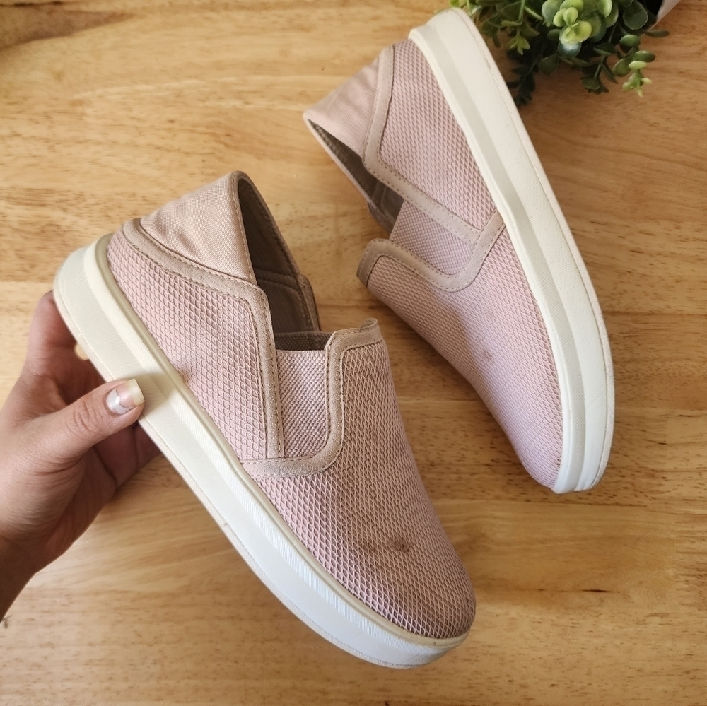 Olukai Ki'ihele Blush Pink Slip On Drop In Comfort Sneaker Womens 7